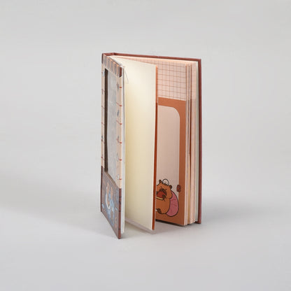 Fun Notebook with Tetris Game Cover (Capybara&