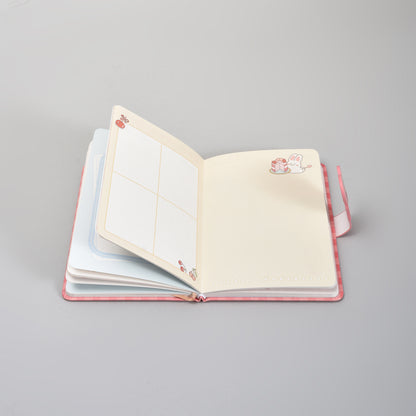 36K Leather Cherry Bomb Magnetic Lock Planner Diary- Red