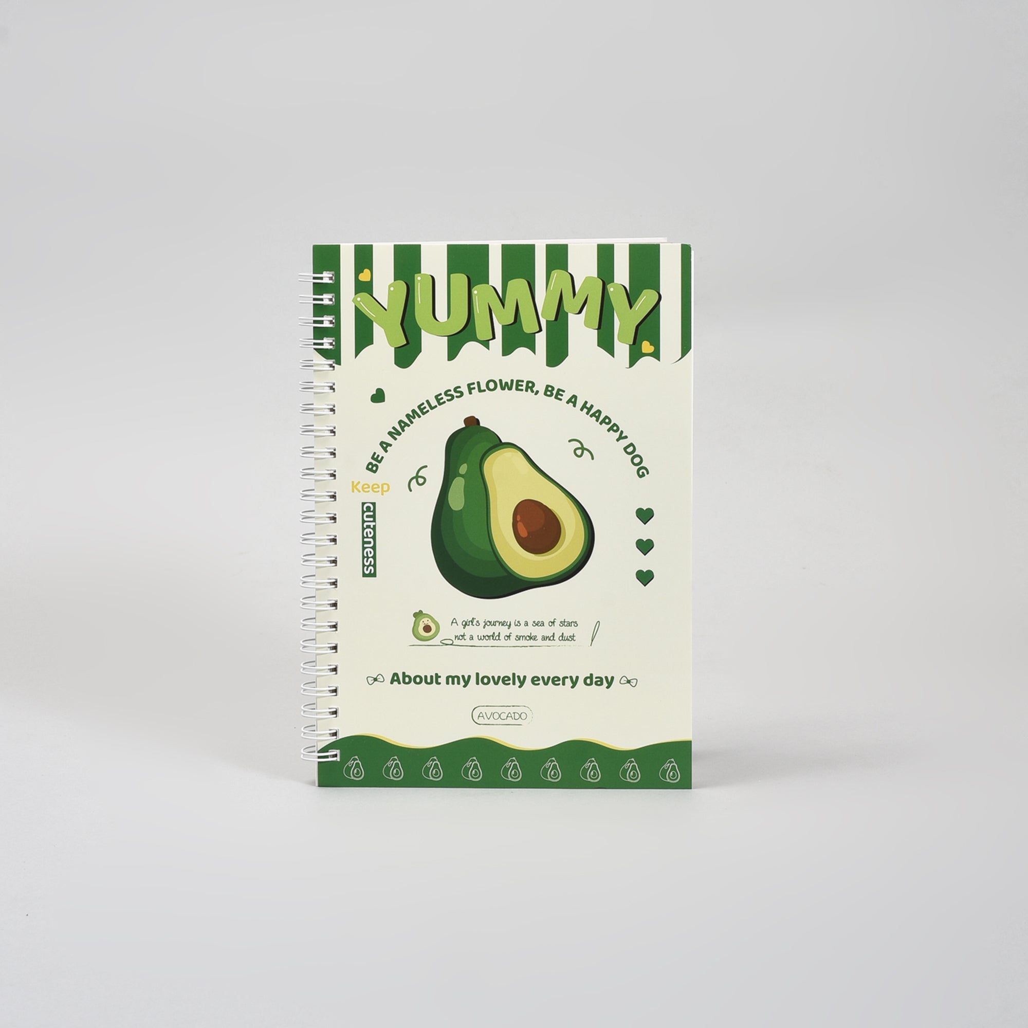 Yummy Avocado A5 Spiral Notebook