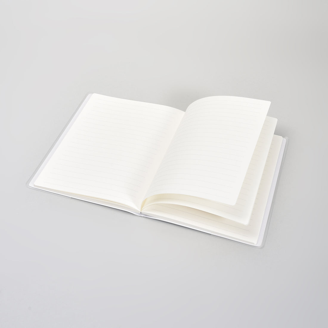 Super Cute A5 Notebook with Transparent Cover - Dinosaur Paradise Design