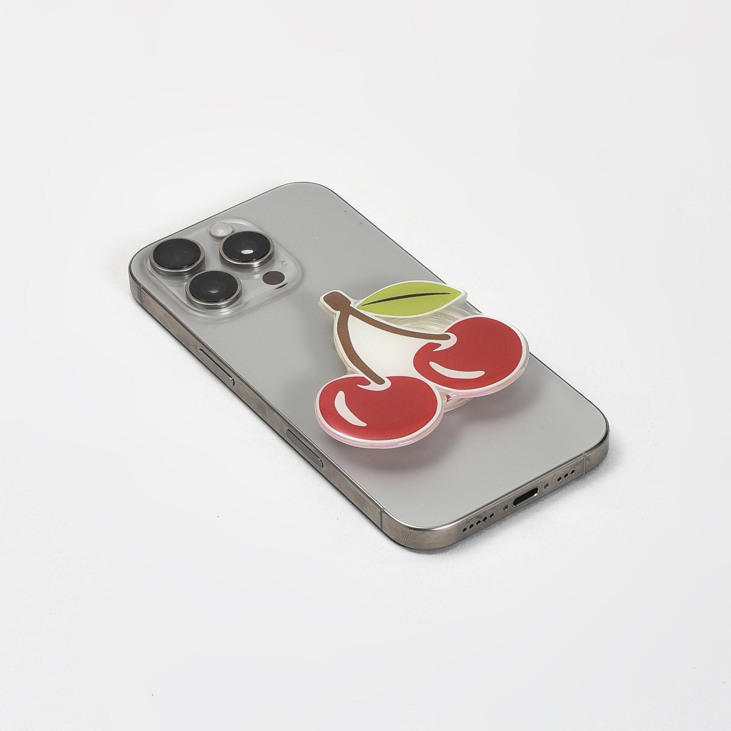 Cherry Shaped Collapsible Mobile  Pop Socket- Red