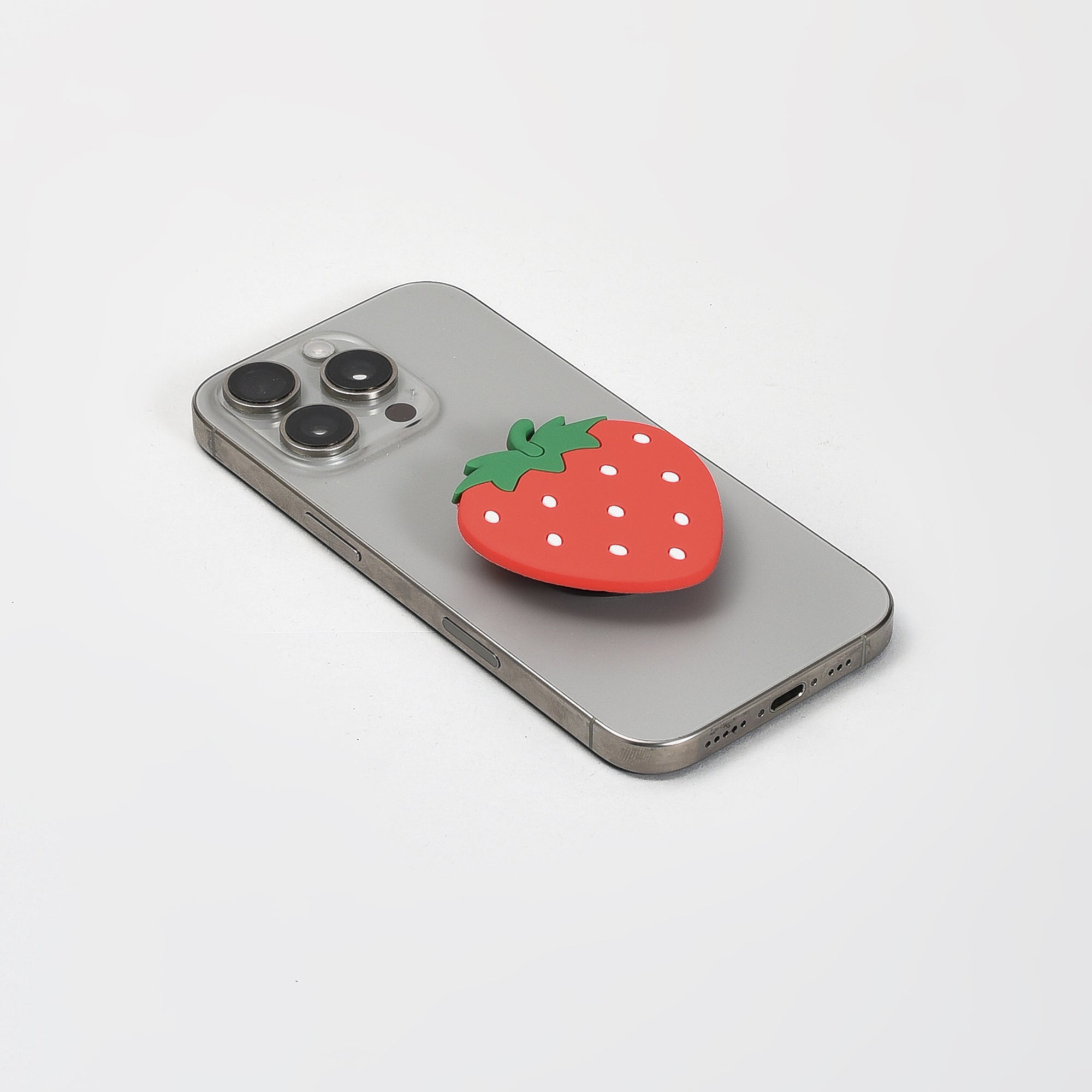 Strawberry  Popsocket Collapsible Airbag Cellphone Holder