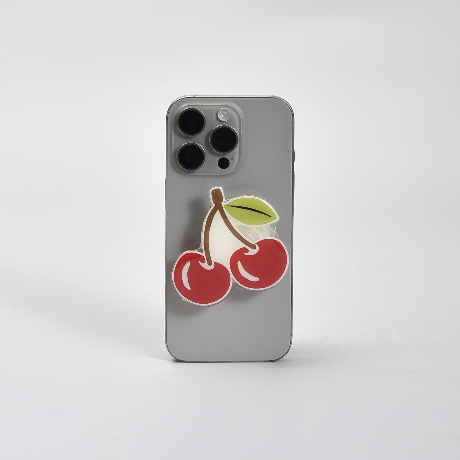 Cherry Shaped Collapsible Mobile  Pop Socket- Red