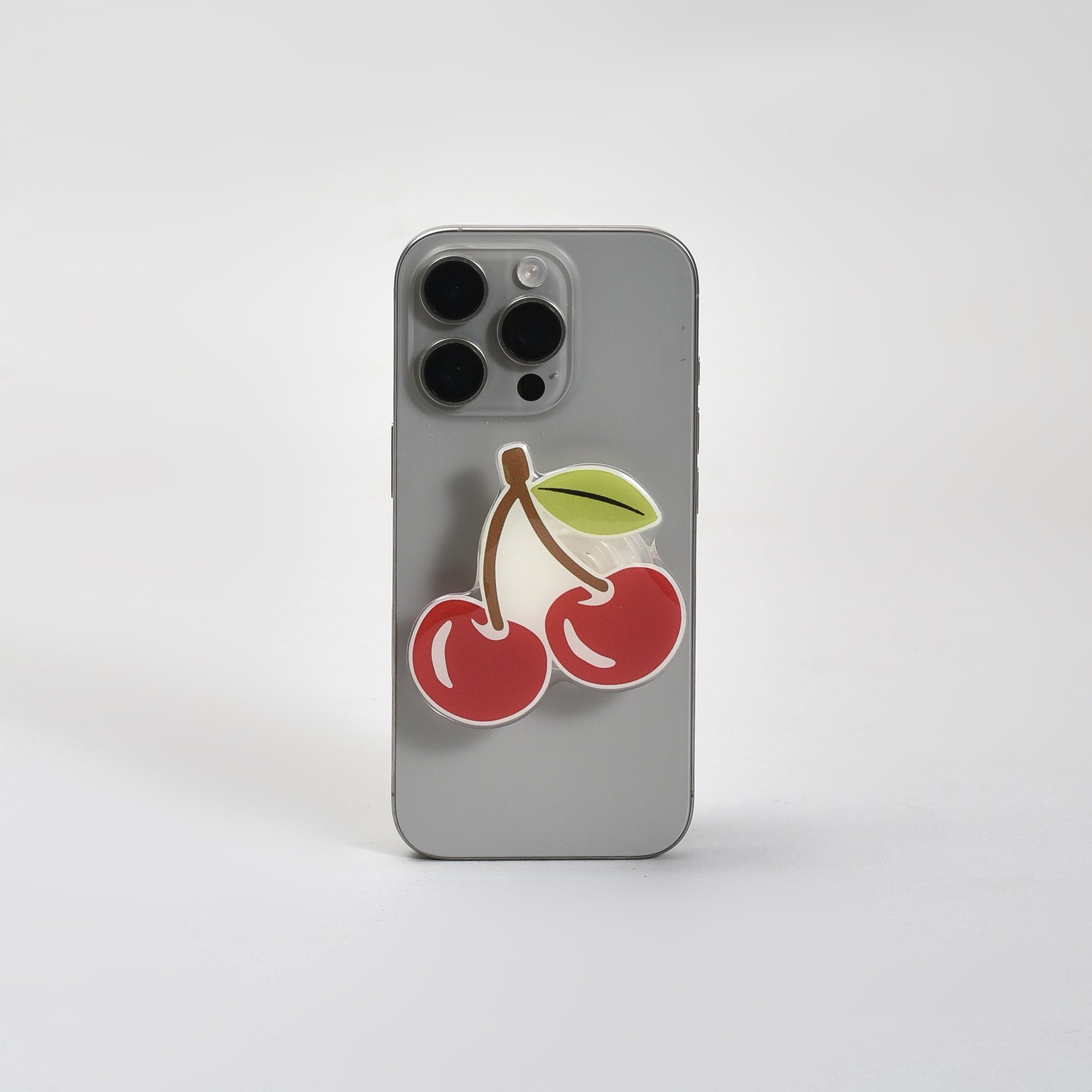 Cherry Shaped Collapsible Mobile  Pop Socket- Red