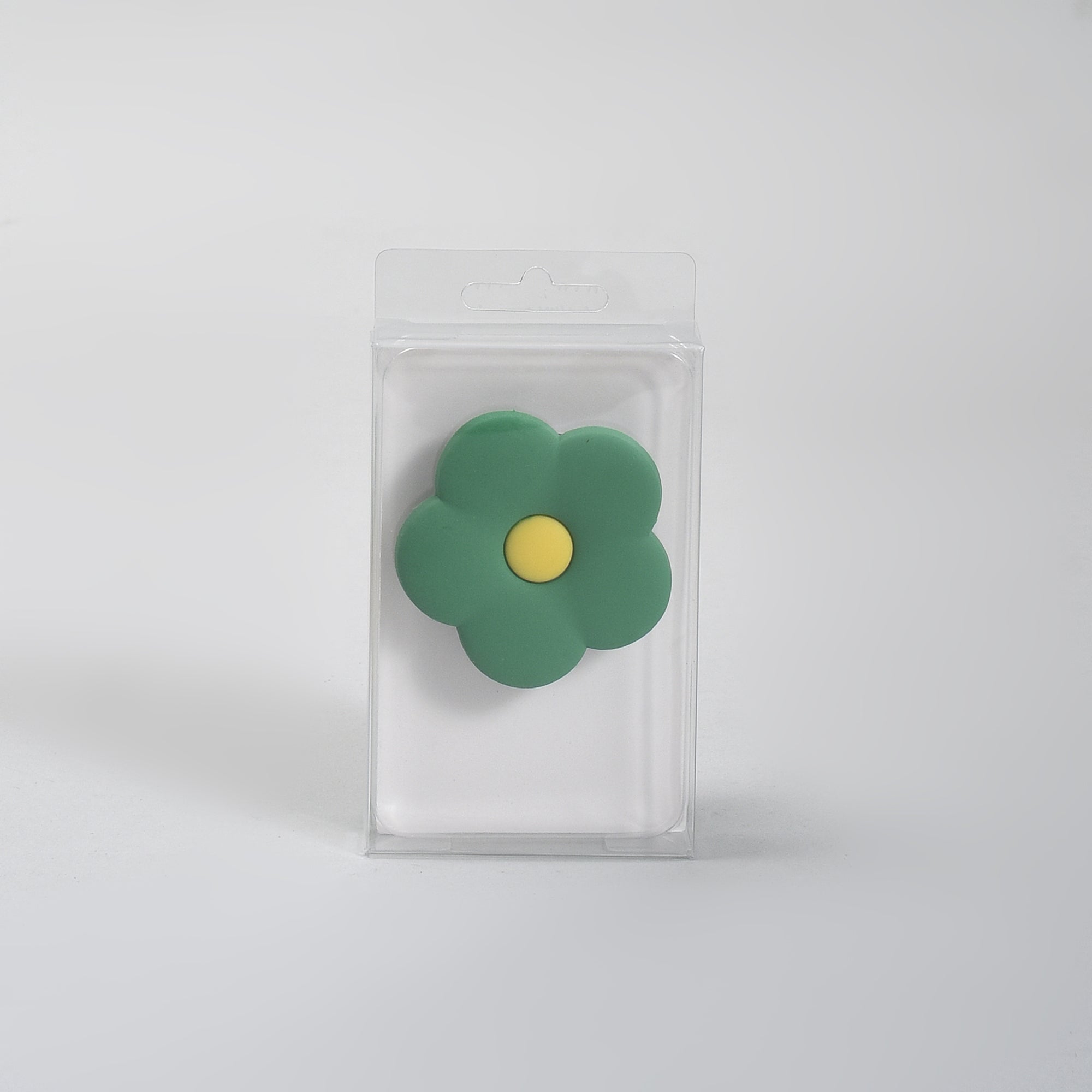 Green Flower Popsocket Collapsible Airbag Phone Holder