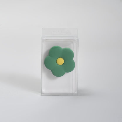 Green Flower Popsocket Collapsible Airbag Phone Holder