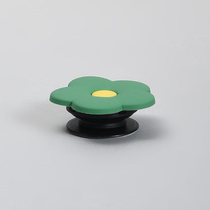 Green Flower Popsocket Collapsible Airbag Phone Holder