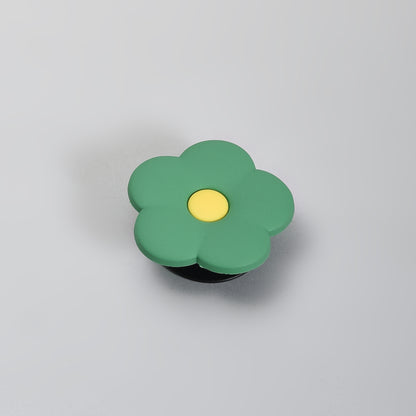 Green Flower Popsocket Collapsible Airbag Phone Holder