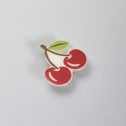 Cherry Shaped Collapsible Mobile  Pop Socket- Red