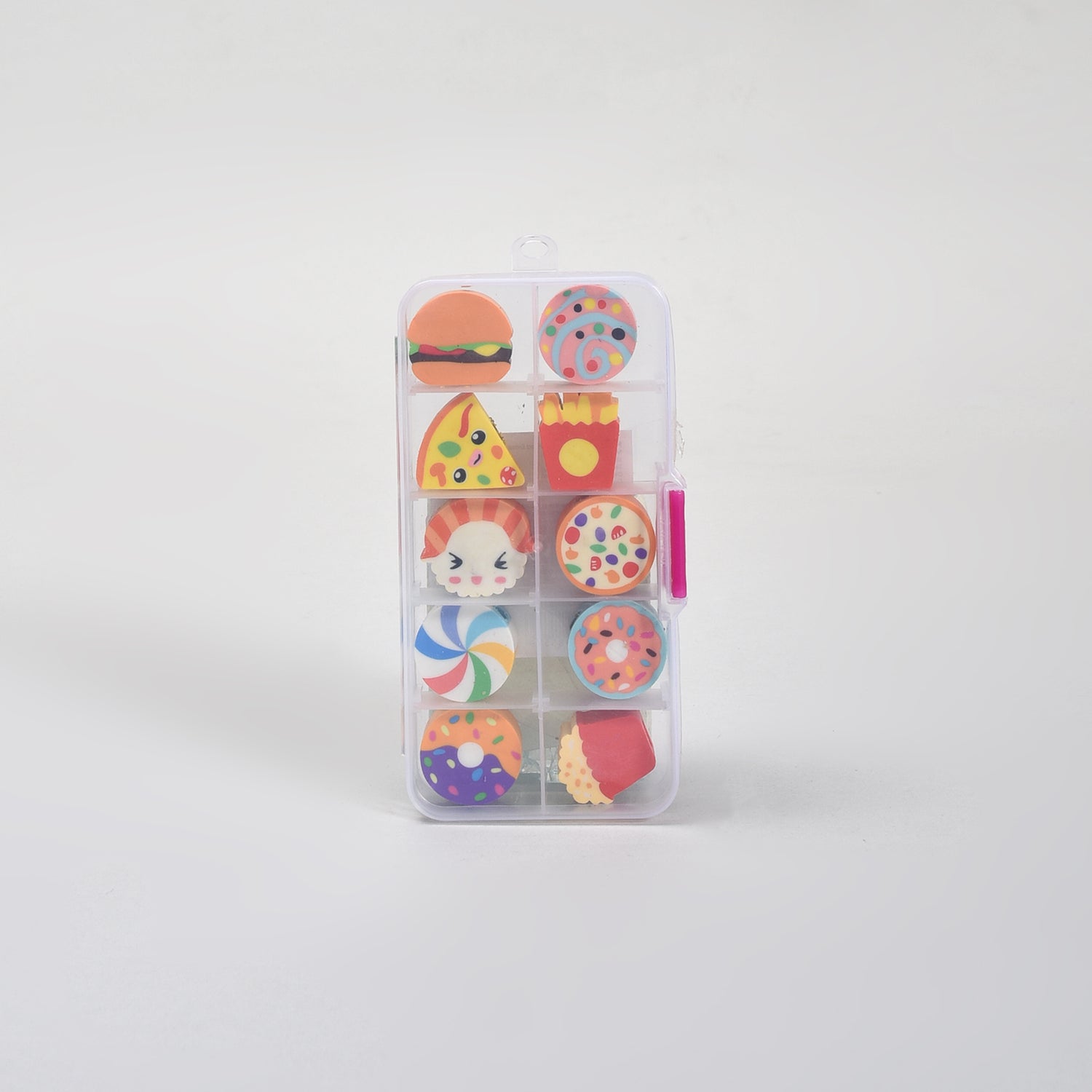 Delicious Food Mini Eraser Set- 10 mini Erasers
