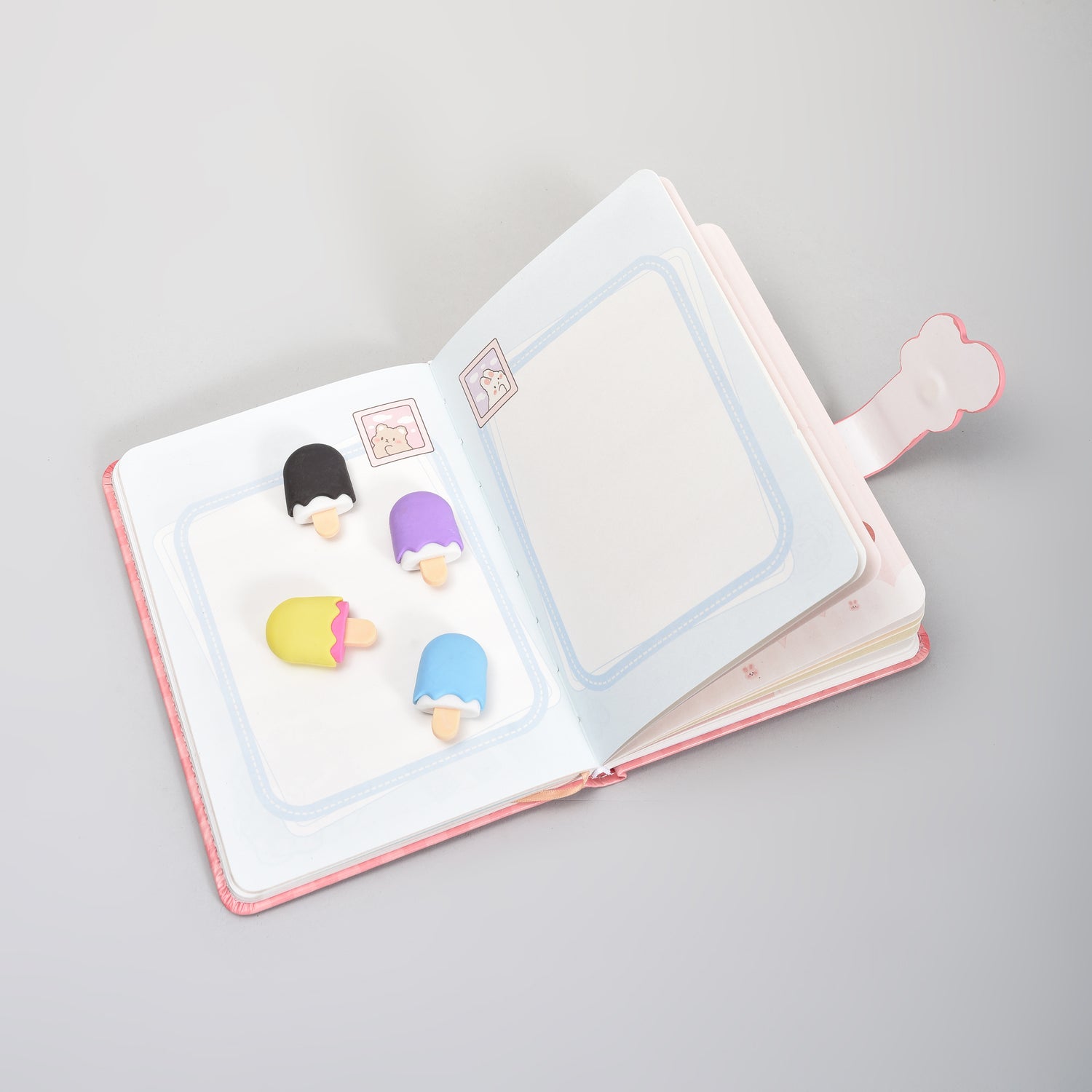 Cute Icecream Shaped Erasers- Set of 4