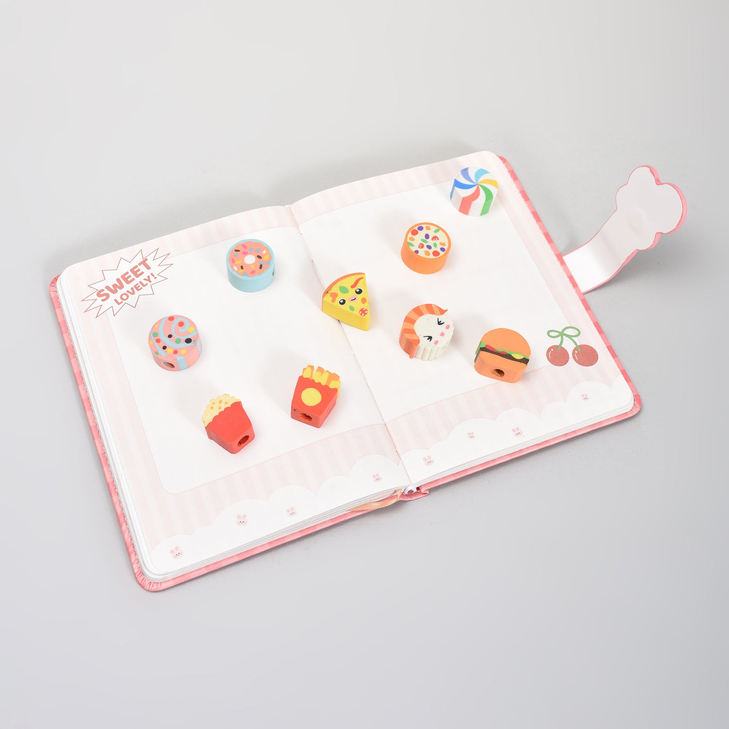 Delicious Food Mini Eraser Set- 10 mini Erasers