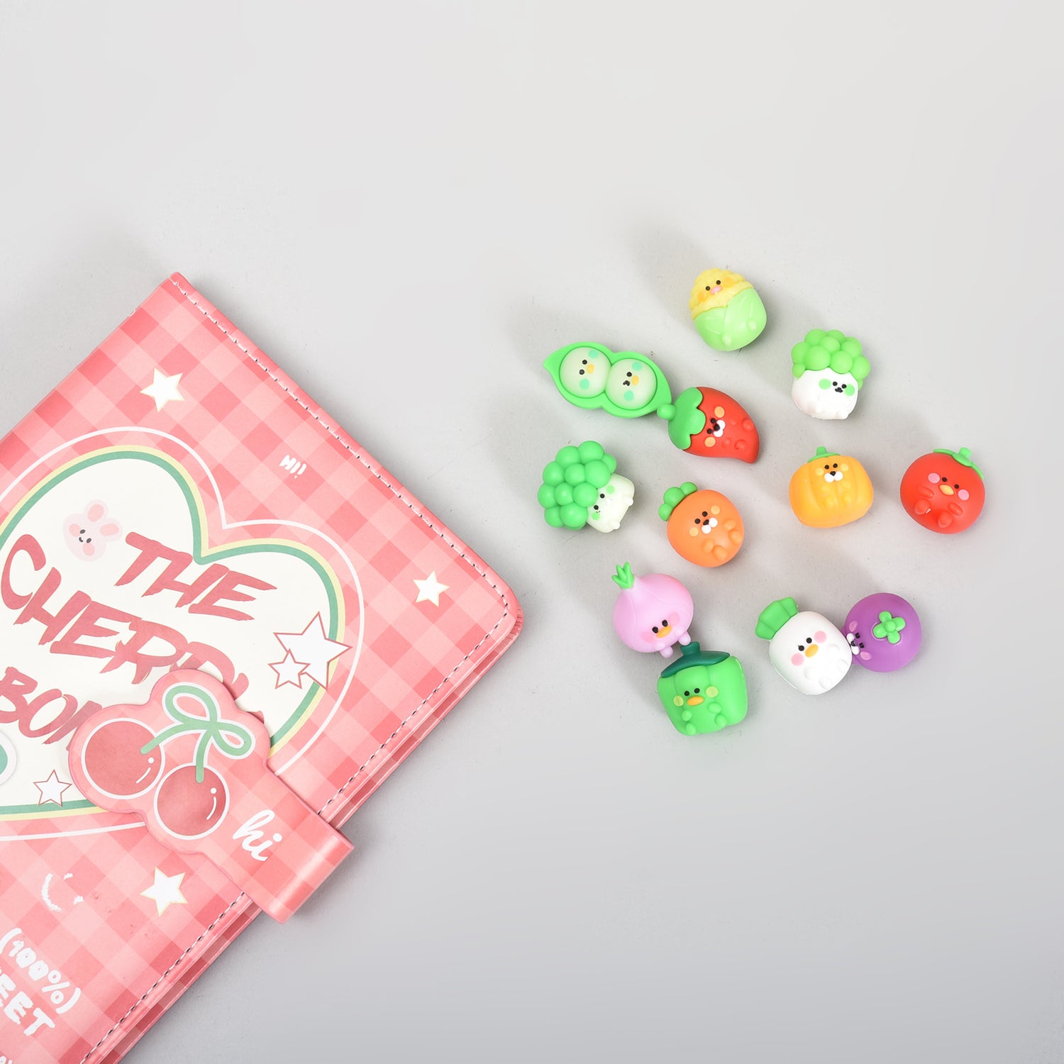 Cute Vegetable Mini Eraser Set- 12 earsers