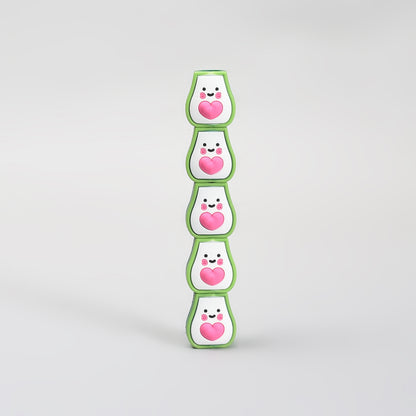 Adorable Avocado Mini Highlighter Marker Set- Purple/ Pink/ Orange/ Green