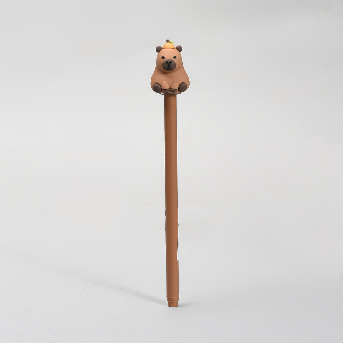 Cute Brown Capybara  Character Gel Pen- Black Ink
