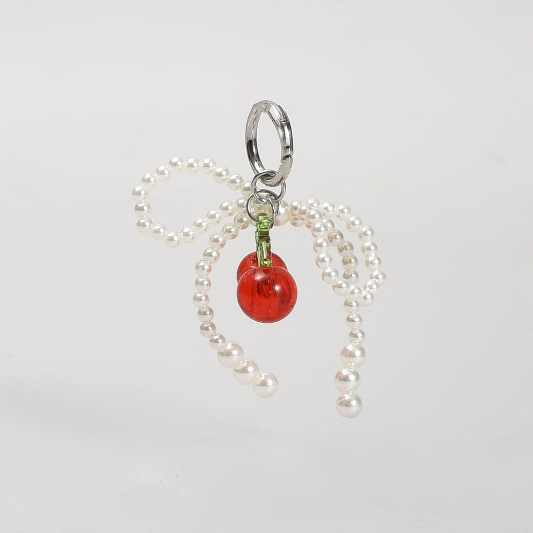 Super Adorable Red Pearl Cherry Bag Pendant