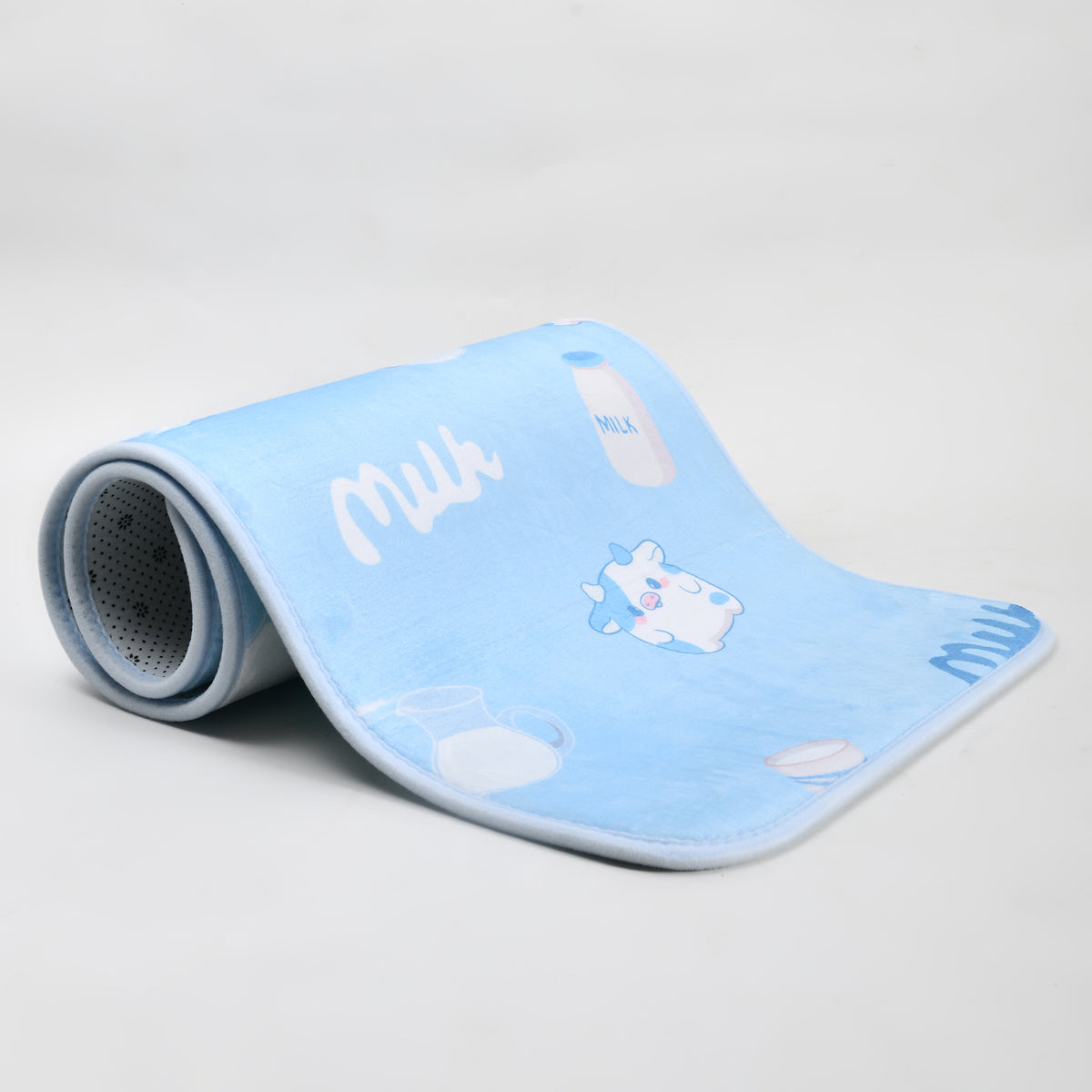 Fun Flannel Printed Floor Mats - Pastoral &amp; Cute Cow