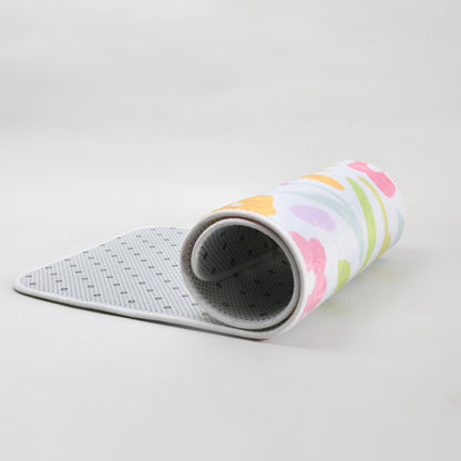 Fun Flannel Printed Floor Mats - Pastoral &amp; Cute Cow