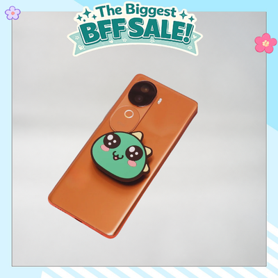 Phone Collapsible Airbag Popsocket – Green Gugu/White Mumu