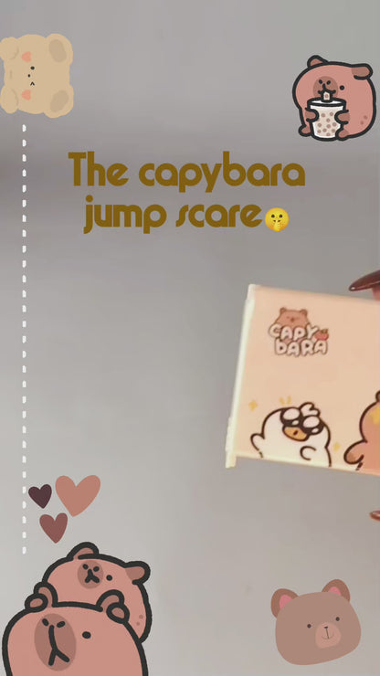 Mumuso Magic Surprise Box Capybara Keychain- Brown