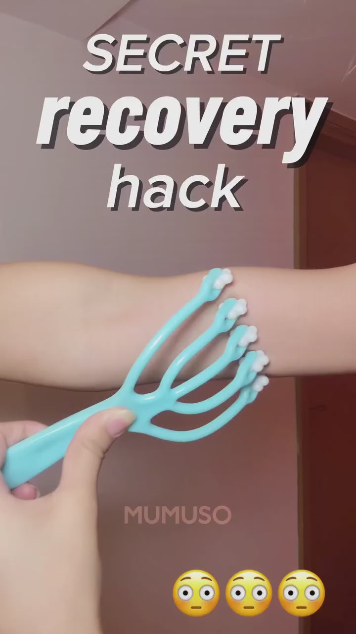 Hand-shaped Body Massager - Four Fingers/Blue