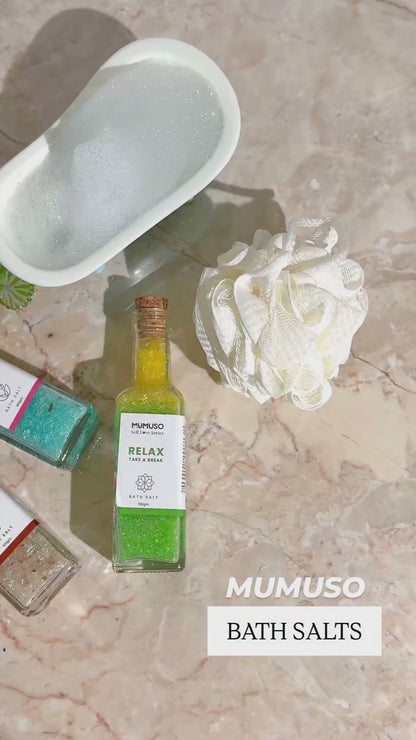 Mumuso Self Love Series Bath Salt - Relax Take a Break/100 gm