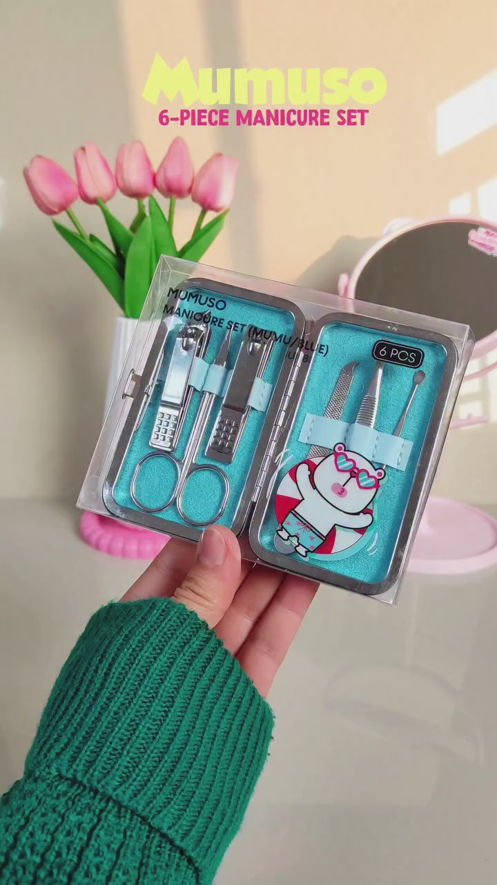 Fashionable Manicure Set - Grey