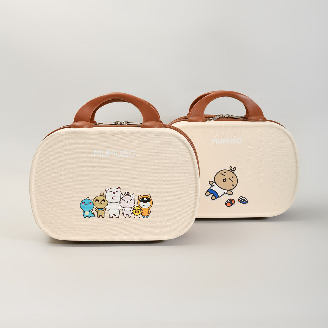 Mumuso Character 14-Inch Travel Suitcase- Round Corner/ Mumuso Family/Allen