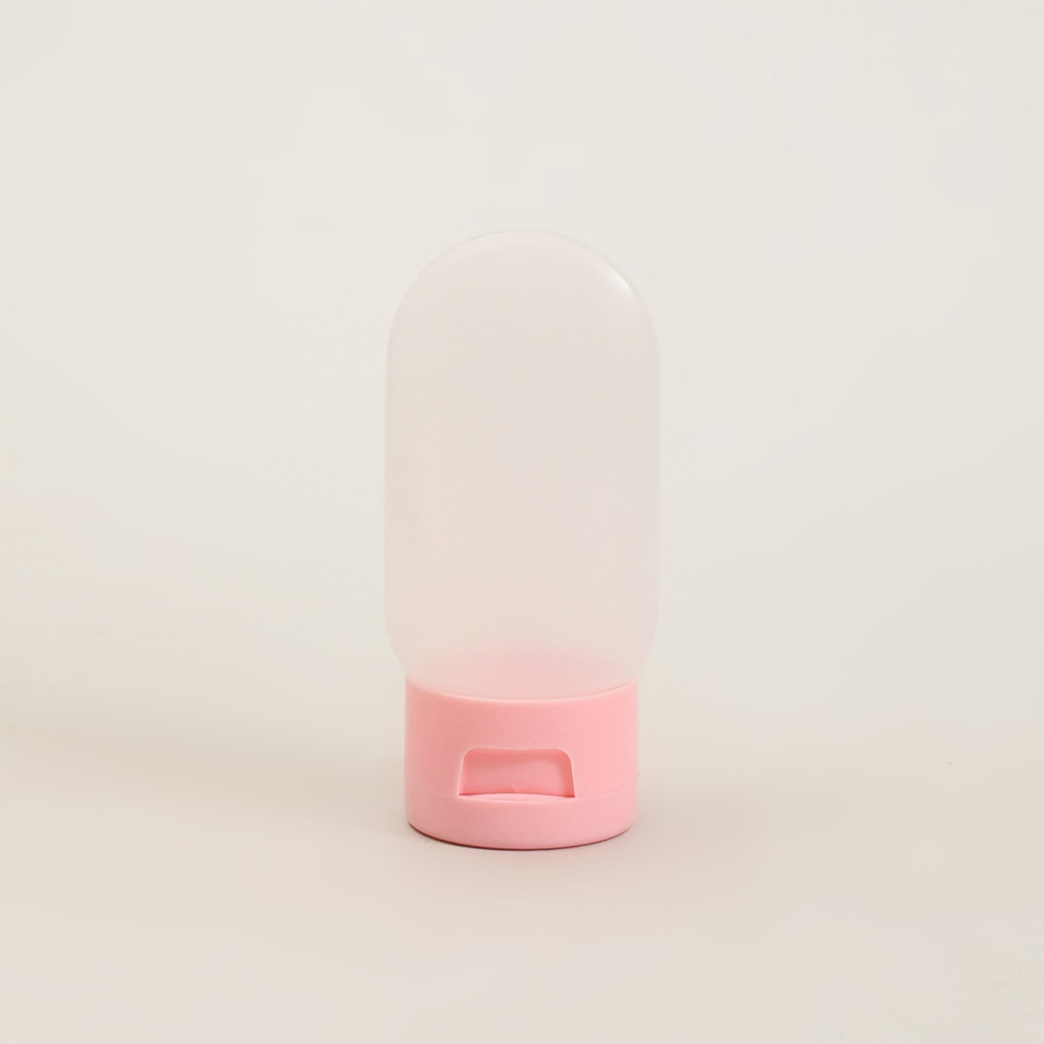 4-Piece Mini Travel Bottles Set — Pink and White Edition