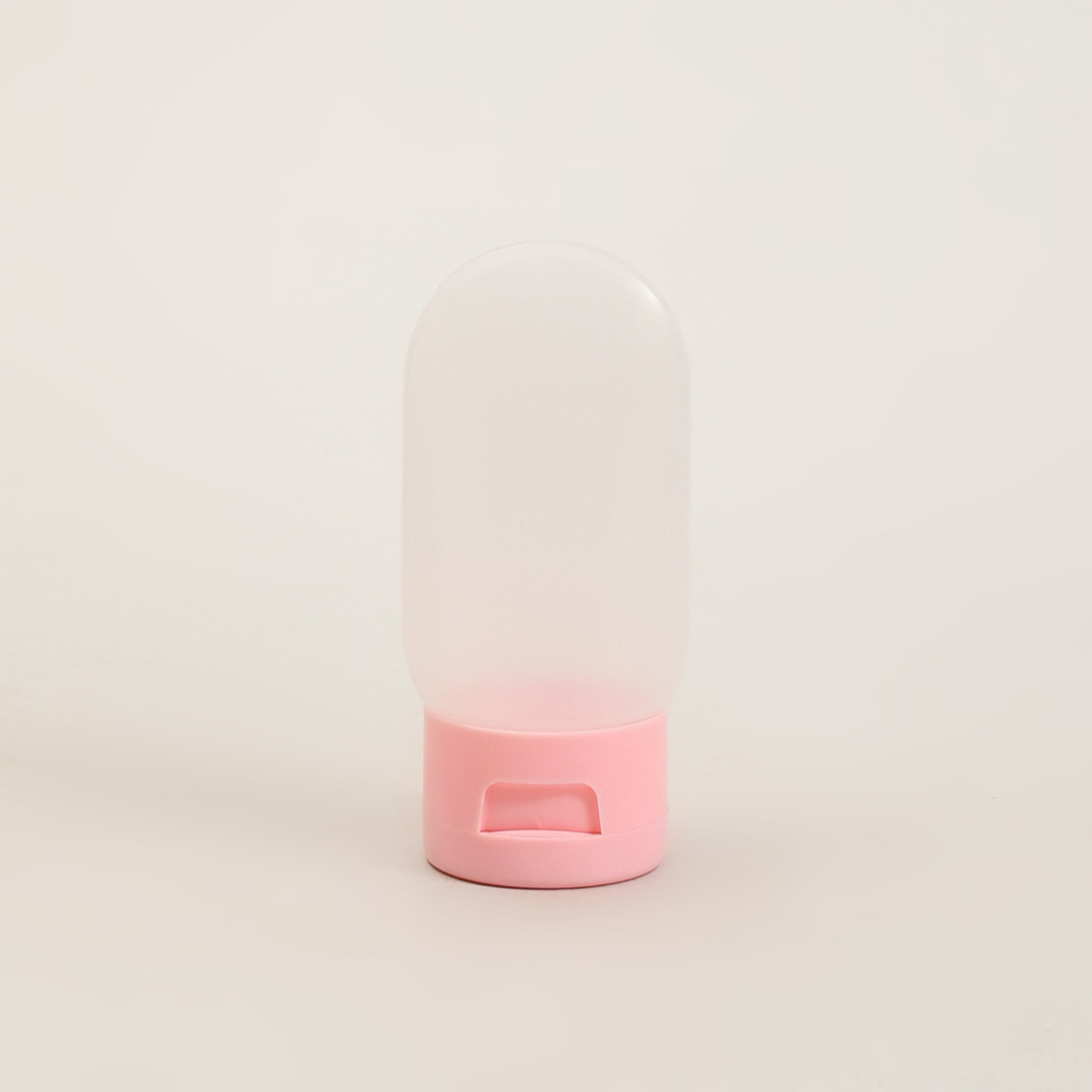 4-Piece Mini Travel Bottles Set — Pink and White Edition