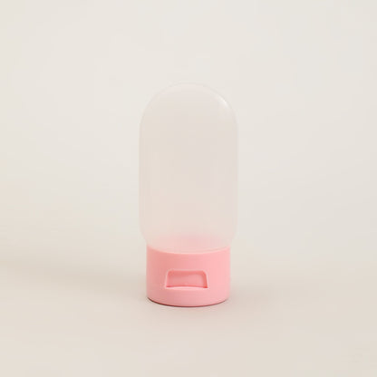 4-Piece Mini Travel Bottles Set — Pink and White Edition