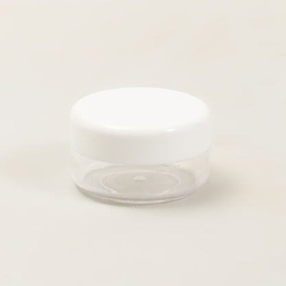 4-Piece Mini Travel Bottles Set — Pink and White Edition