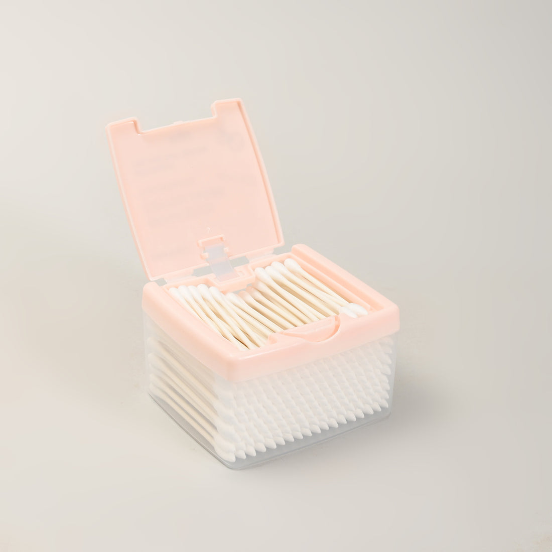 Eco-Friendly Paper Stick Cotton Swabs - 200 Counts/Pink Box