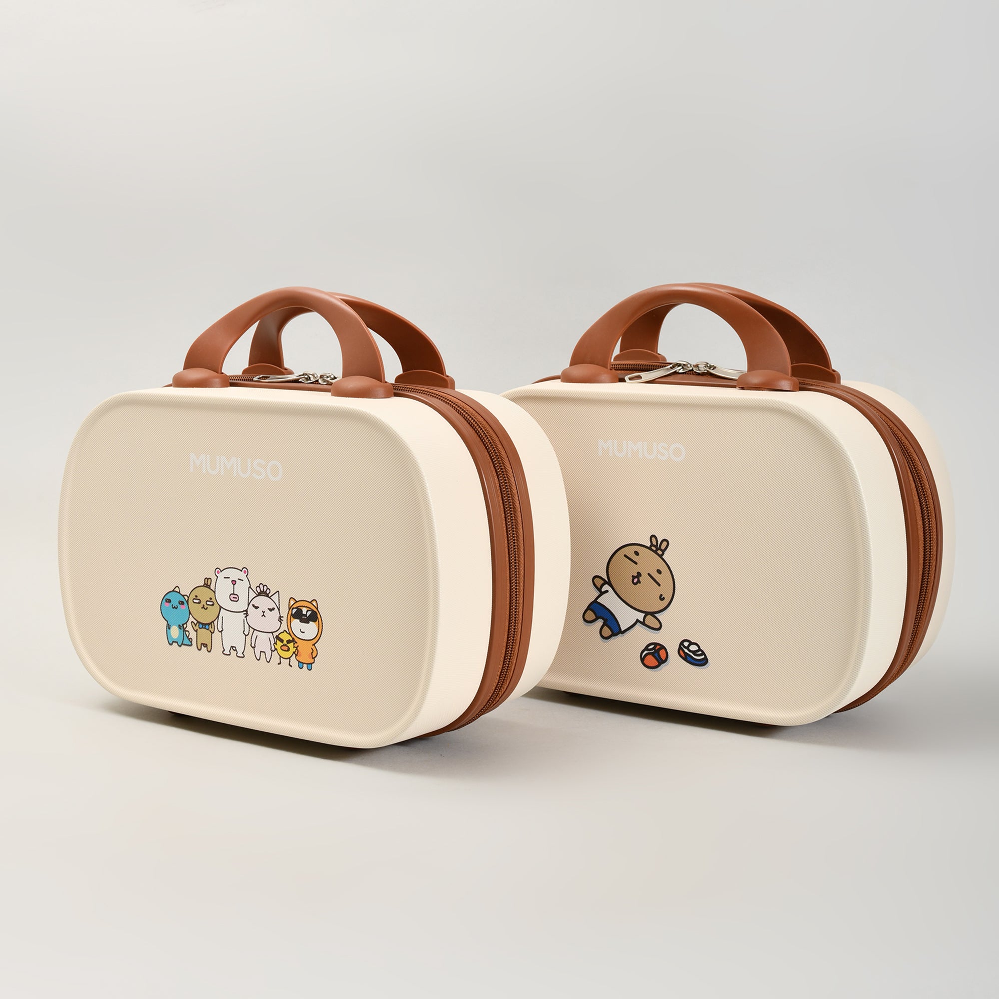 Mumuso Character 14-Inch Travel Suitcase- Round Corner/ Mumuso Family/Allen