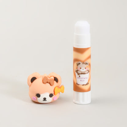 MUMUSO Maillard Style Cute Character Glue Stick