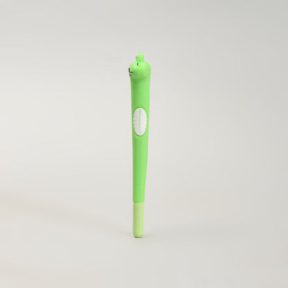 Mumuso Cute Green Crocodile Black Gel Pen