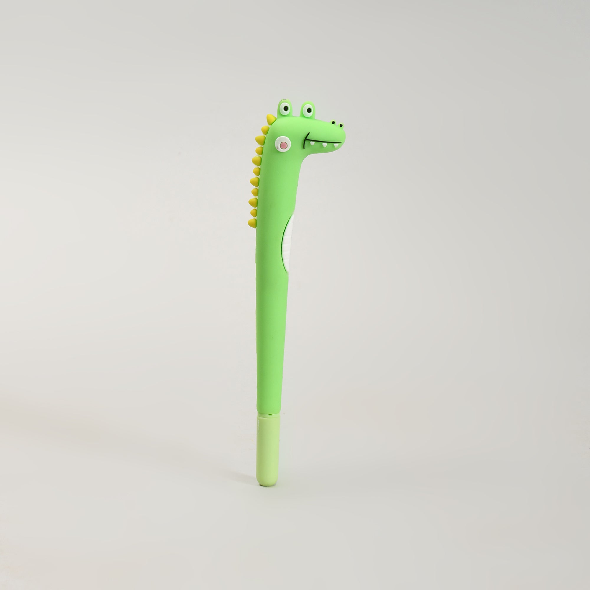 Mumuso Cute Green Crocodile Black Gel Pen