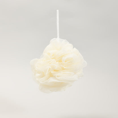 MUMUSO Bath Puff- White &amp; Pink- 2 in a Pack