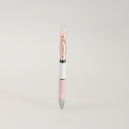 Pink Stationery 6 pc Set- Black Gel Pen, Black Ballpoint Pen &amp; Pink Highlighter