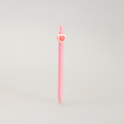 Pink Stationery 6 pc Set- Black Gel Pen, Black Ballpoint Pen &amp; Pink Highlighter