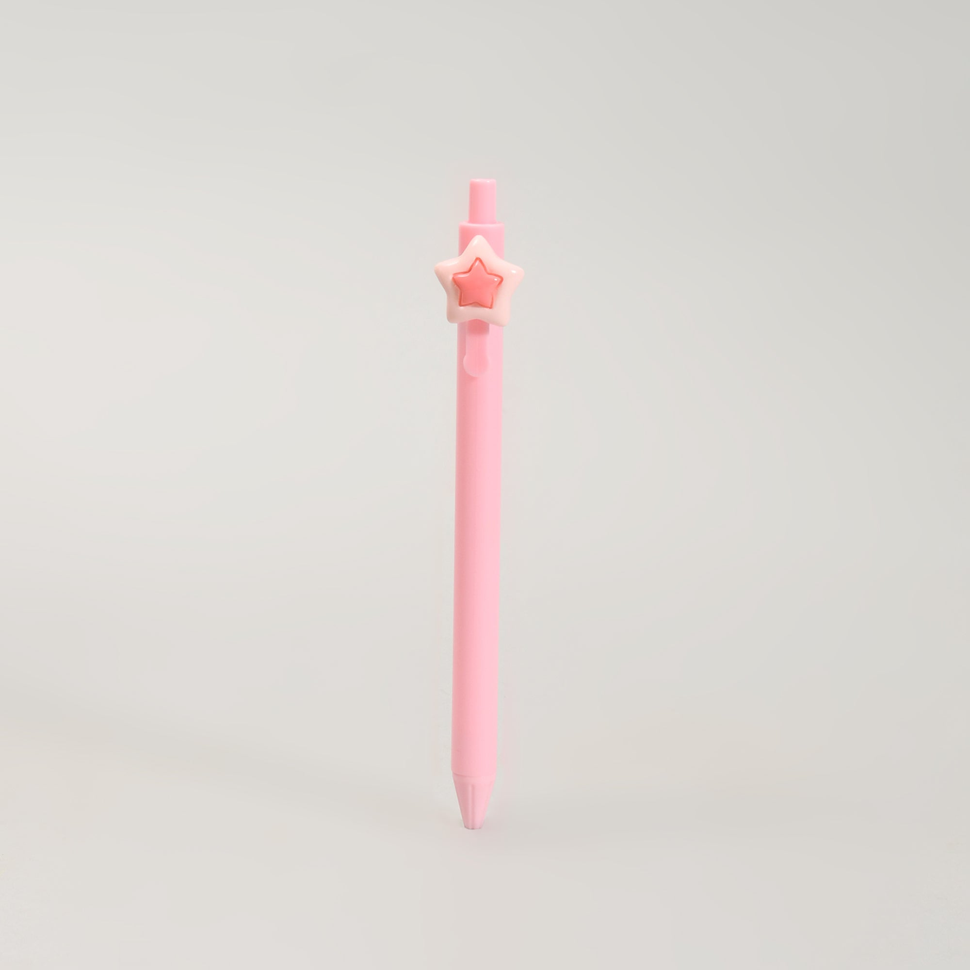 Pink Stationery 6 pc Set- Black Gel Pen, Black Ballpoint Pen &amp; Pink Highlighter
