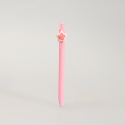 Pink Stationery 6 pc Set- Black Gel Pen, Black Ballpoint Pen &amp; Pink Highlighter