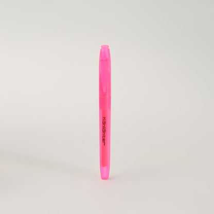Pink Stationery 6 pc Set- Black Gel Pen, Black Ballpoint Pen &amp; Pink Highlighter