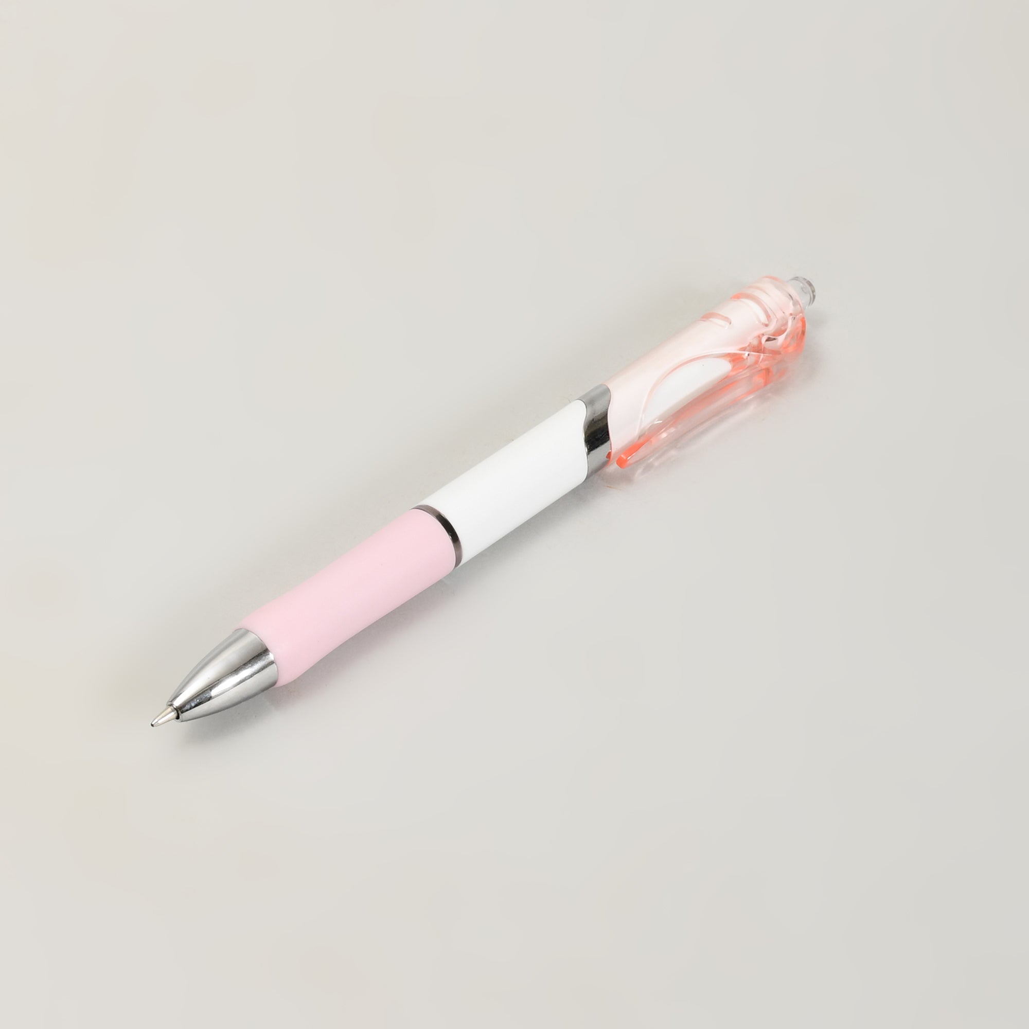 Pink Stationery 6 pc Set- Black Gel Pen, Black Ballpoint Pen &amp; Pink Highlighter