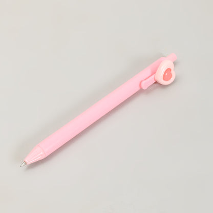 Pink Stationery 6 pc Set- Black Gel Pen, Black Ballpoint Pen &amp; Pink Highlighter