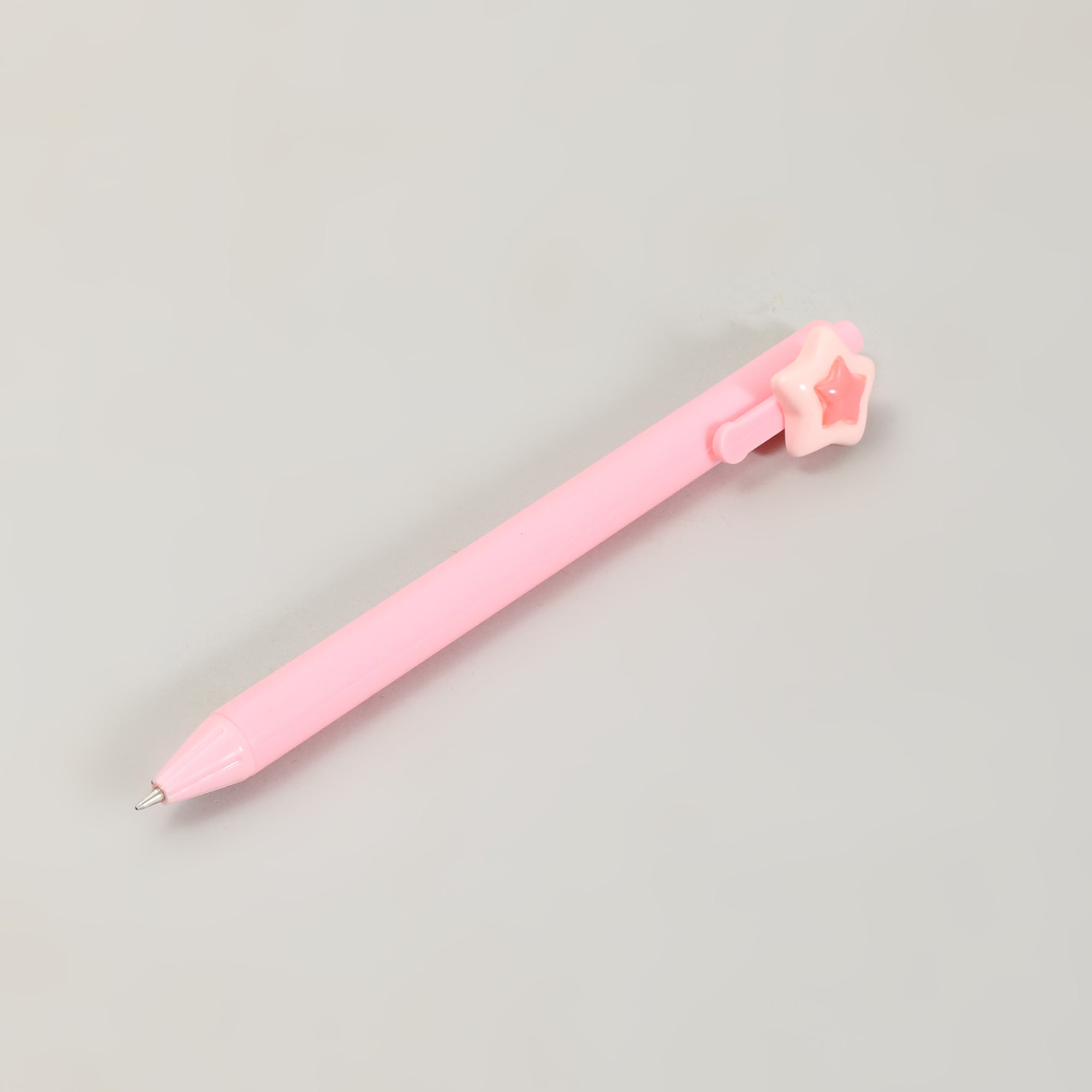 Pink Stationery 6 pc Set- Black Gel Pen, Black Ballpoint Pen &amp; Pink Highlighter