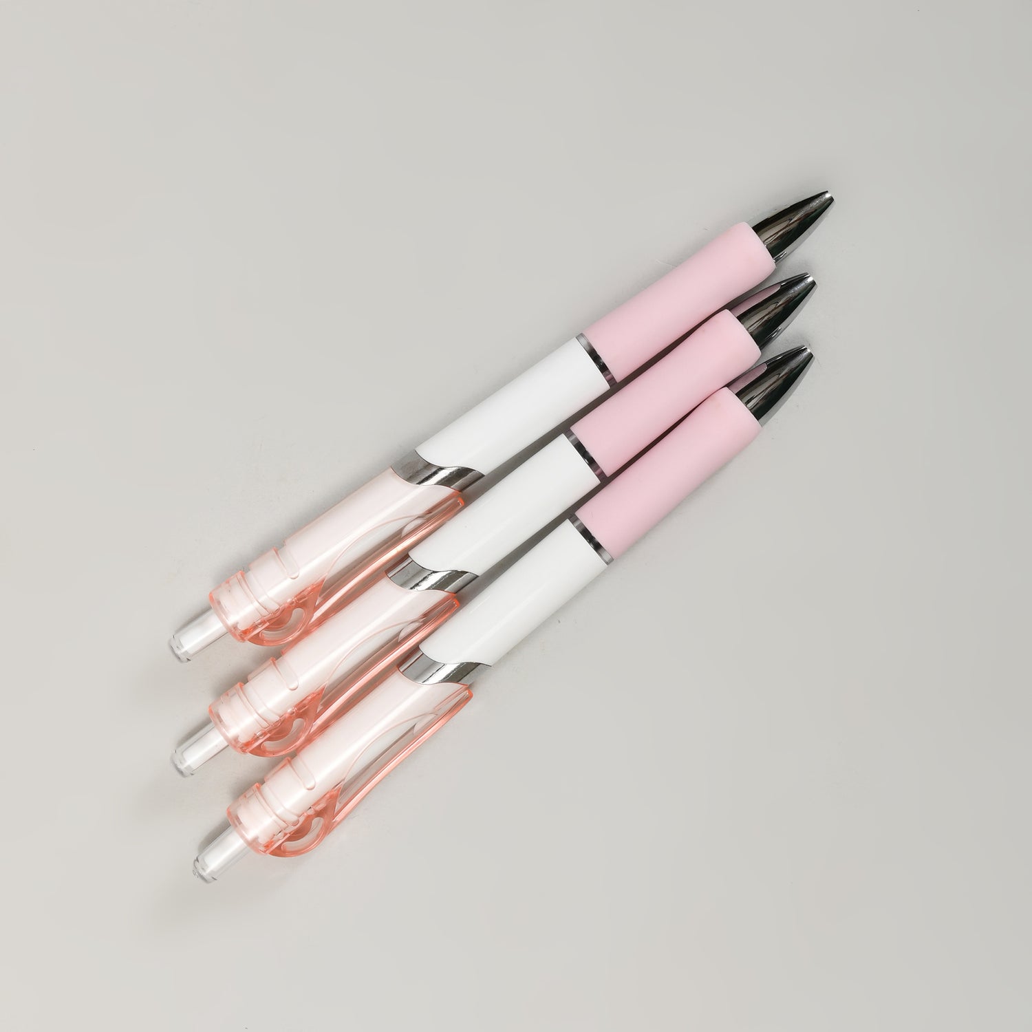 Pink Stationery 6 pc Set- Black Gel Pen, Black Ballpoint Pen &amp; Pink Highlighter