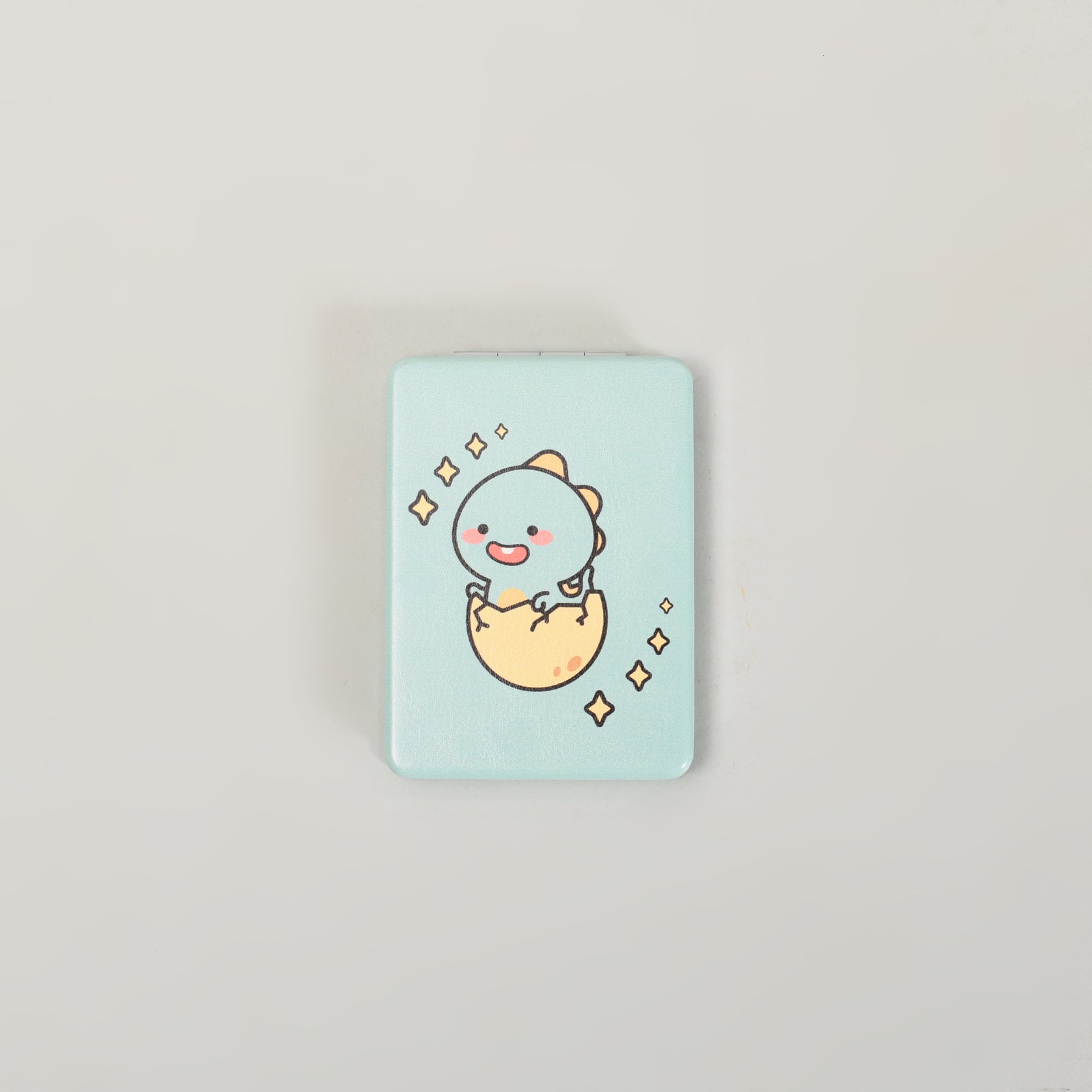 MUMUSO Mini Cartoon Folding Mirror Rectangular Green