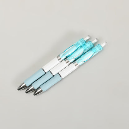 Blue Stationery Set 6 Pcs - Ballpoint Pen, Gel Pen &amp; Blue Highlighter