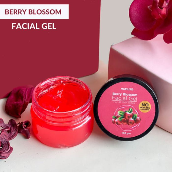 Berry Blossom Facial Gel for Lightweight Hydration Mumuso